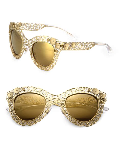 dolce and gabbana gold sunglasses|dolce and gabbana sunglasses vintage.